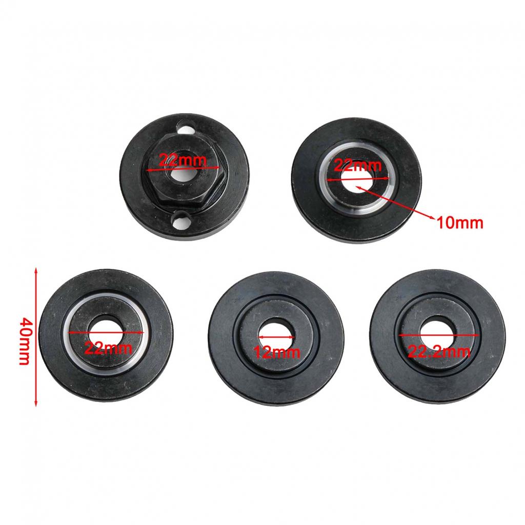 Angle Grinder Outer Flange Nut Set for 100mm Grinders with Press Plate