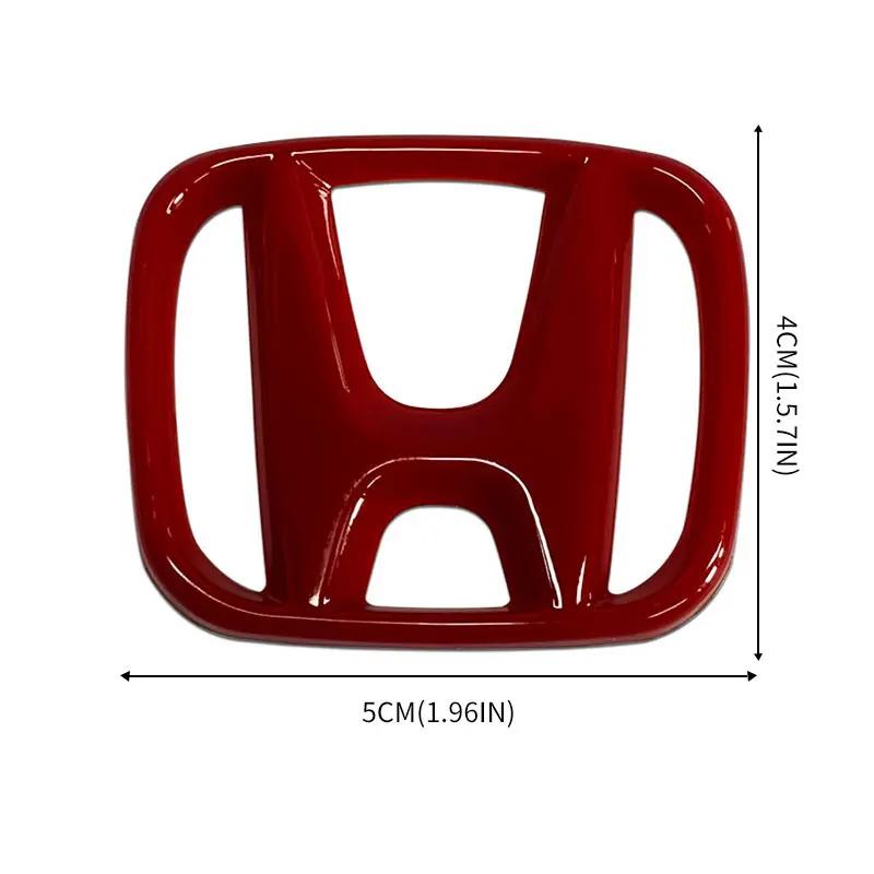 50x40mm ABS Car Steering Wheel Cover Emblems Stickers for Honda Envix Odyssey City Jazz Fit CRV Civic Accord Insight Jade Vezel
