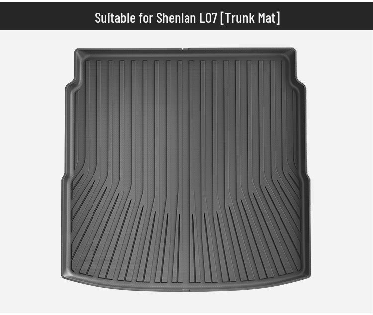 24 Deep Blue L07 Car Floor Mats - Dirt-Resistant, Custom-Fit, Eco-Friendly TPE Trunk and Floor Mats