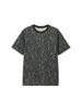 North Cut and Sew Lined Runner Tee Black M [The Face] Short-Sleeve T-Shirt S/S