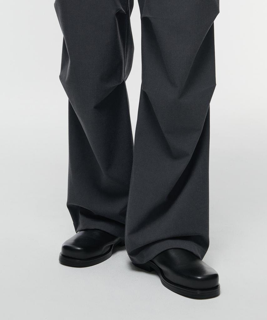 MUSINSA STANDARD Parachute Banding Slacks [Gray]