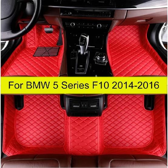 Car Floor Mats for BMW 5 Series F10 520i 528i 535i 2014 2015 2016  Auto Foot Pads Automobile Carpet Cover