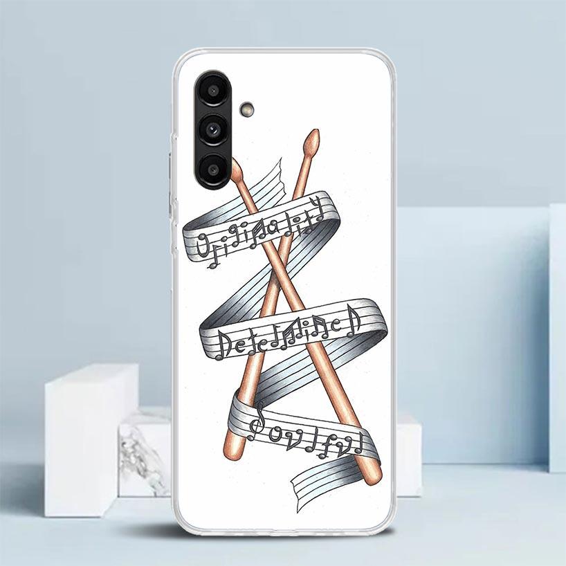 

Musical Instrument Drum Rock Phone Case For Samsung Galaxy A17 A37 A57 A16 A15 A14 A13 A56 A55 A54 A53 A36 A35 A34 A33 A26 A25 A Samsung A35