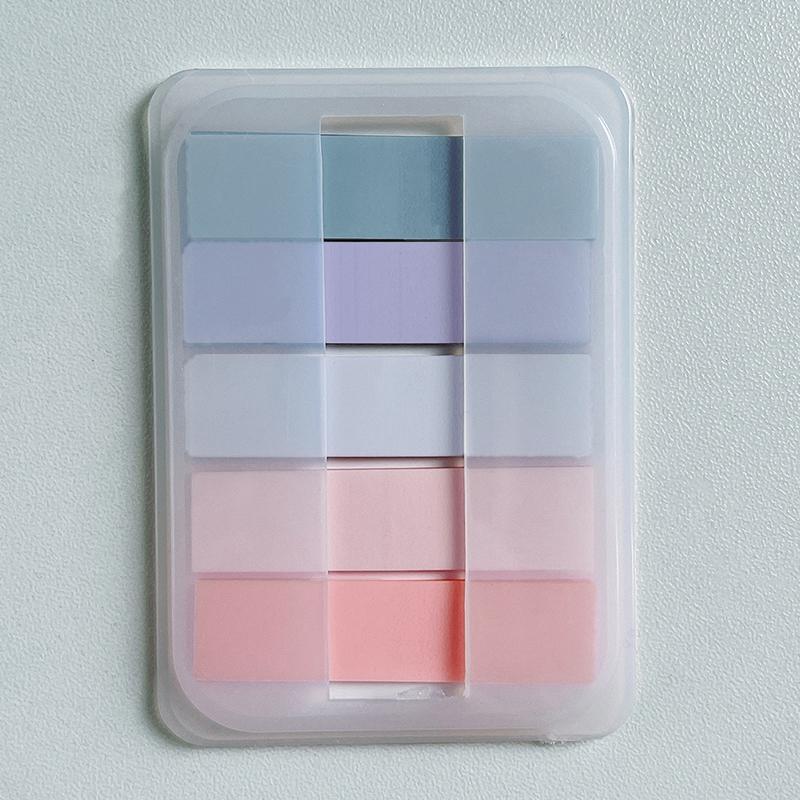 1Set Note Adezive Transparente Culoare Vintage Morandi Autocolant Paster Blocnotes PET