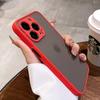 Luxury Shockproof Matte Phone Case For iPhone 17 16 15 14 13 12 11 Pro Max XR XS X 7 8 Plus Mini SE 2 Bumper Transparent Cover