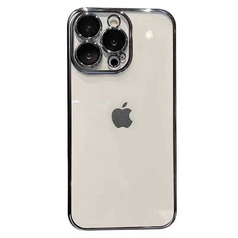 Applicable To Apple 16 Mobile Phone Case 15 Transparent Ultra-thin IPhone 14 Pro Protective Case 13P Lens Film Dustproof