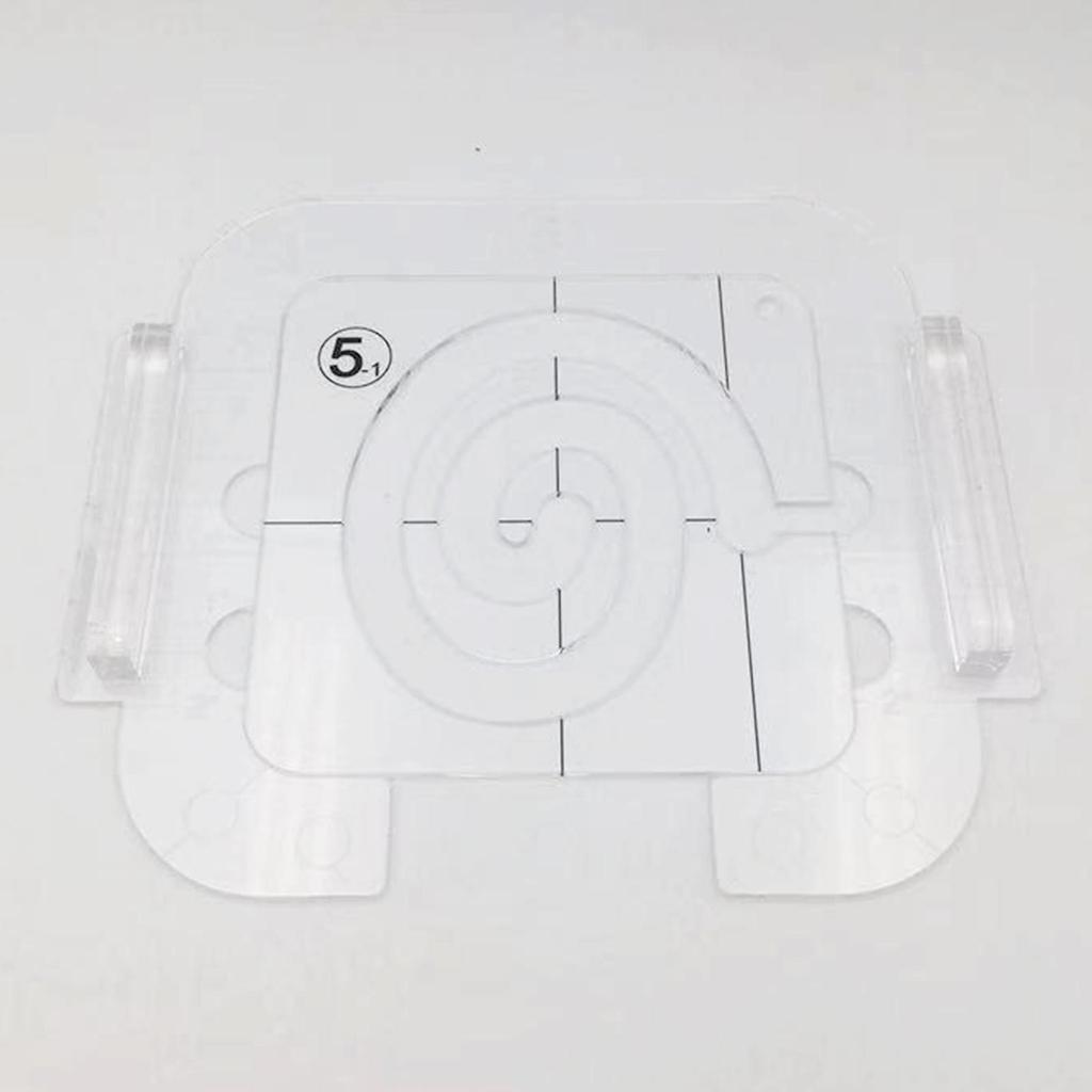 Acrylic Quilting Template Ruler Machine Set for Patchwork Sewing Tool