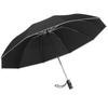 Business Umbrella, Fully Automatic One-Touch Folding Reverse Umbrella, Dual-Use for Sun and Rain, with Reflective Feature, Large Size, Unisex