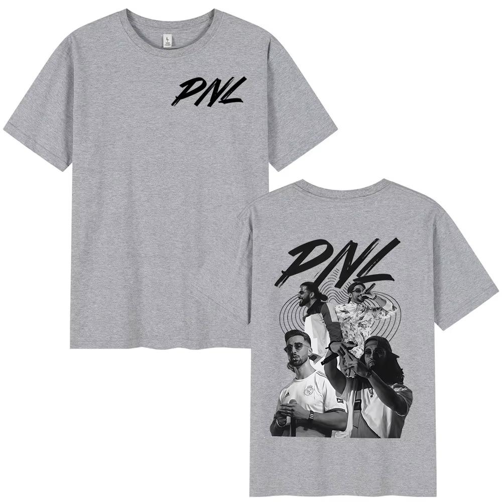 Rapper PNL Que la famille Alubm graphics 100Cotton music Tshirt Men 2026 New Summer Hip hop unisex Short sleeve shirt fan gifts