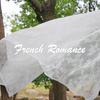 White Floral Embroidered Lace Sheer Curtains Rod Pocket Window Voile Drapes for Living Room Bedroom Wedding Stage Decor