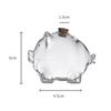 Glass Piggy Bank Borosilicate Durable Bean Storage Mini Money Saving Jar Educational Container for Children Growth