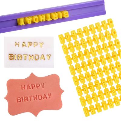 DIY Cookie Mold Set Letter Number Alphabet Press Stamp Embossing Cutting Functions Biscuits Essential Baking Tool Accessories