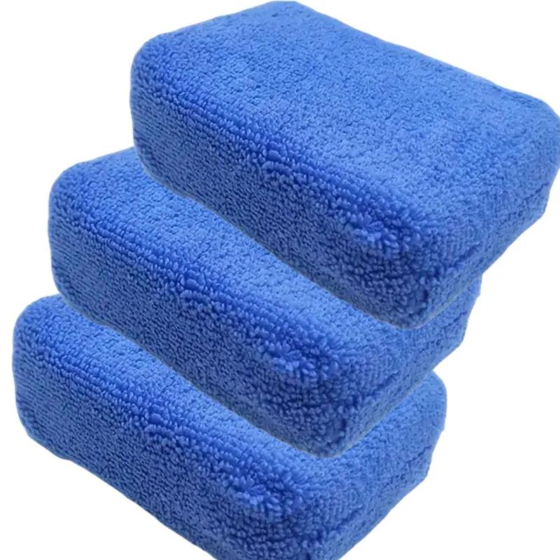 1/8pcs Car Wax Applicator Pads Microfibre Polishing Sponges Soft Auto Detailing Waxing Sponge Cleaning Foam Car Paint Care Pad