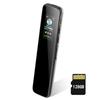 Compact Voice Recorder with Long Recording Time, 4+128GB Large Capacity, 1536kbps Sound Quality, Ultra-Long Continuous Use, One-Button Recording, LCD