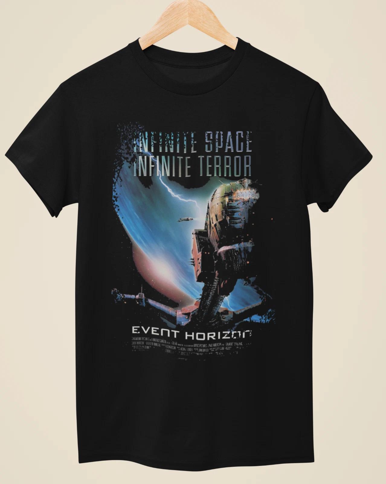 Event Horizon - Movie Poster inspired Unisex Black 100% Cotton T-shirt Mens Tees Top S