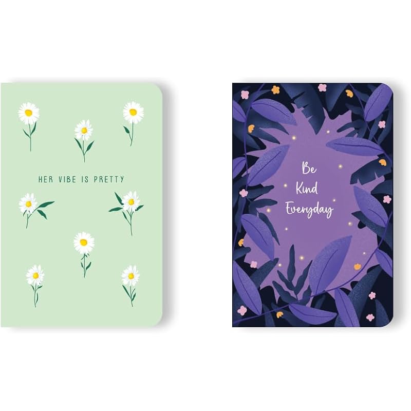 

Set Of 2 Combo Pack|B6 Notebook|90 Gsm Ruled Journals For School, Office & Daily Notes | Compact & Travel-Friendly