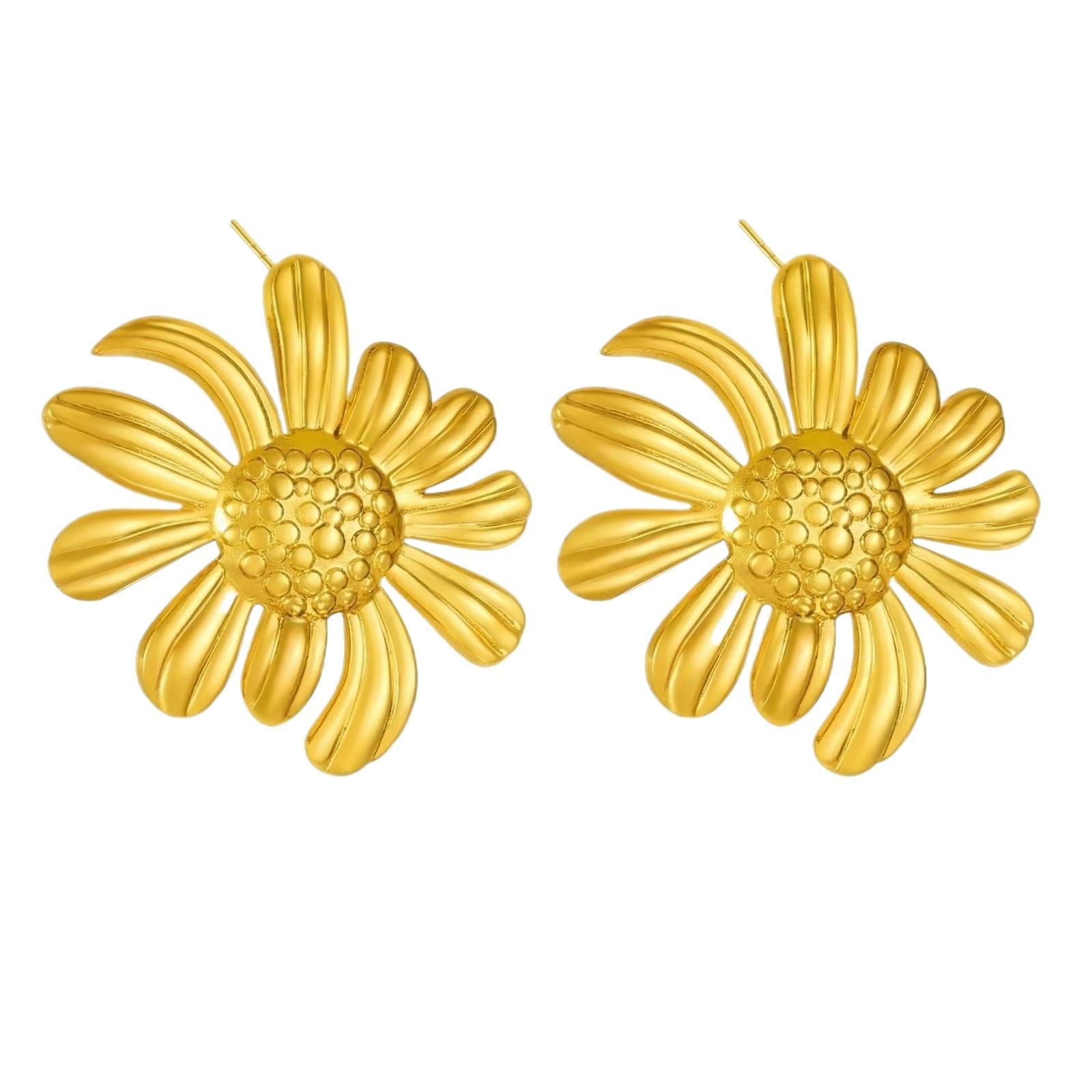 

Stainless Steel Earrings for Women Vintage Luxury Stylish Titanium Steel Jewelry one size