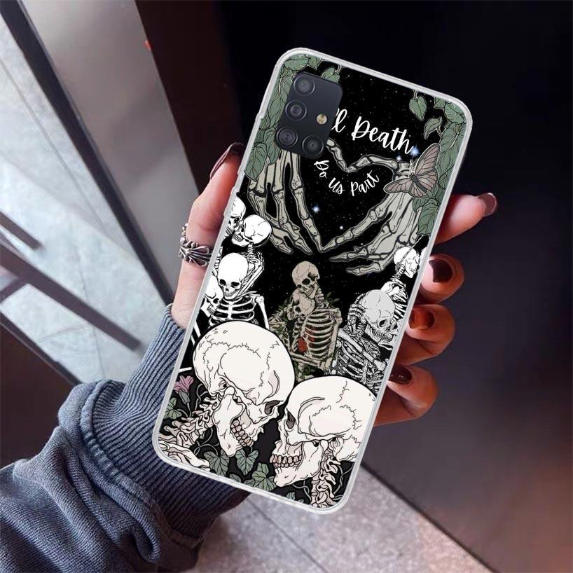 

Anatomy Skeleton Heart Lovey Kiss Phone Case For Samsung Galaxy A52 A51 A50S A32 A22 A12 A02S A72 A71 A31 A70 A30S Note 20 Ultra Samsung A32 4G