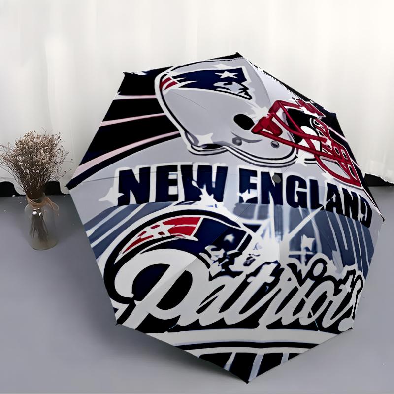 Printed Patriot Logo Folding Umbrella,Outdoor,Leisure,And Travel Umbrella,Durable Umbrella Fabric,Birthday And Holiday Gift