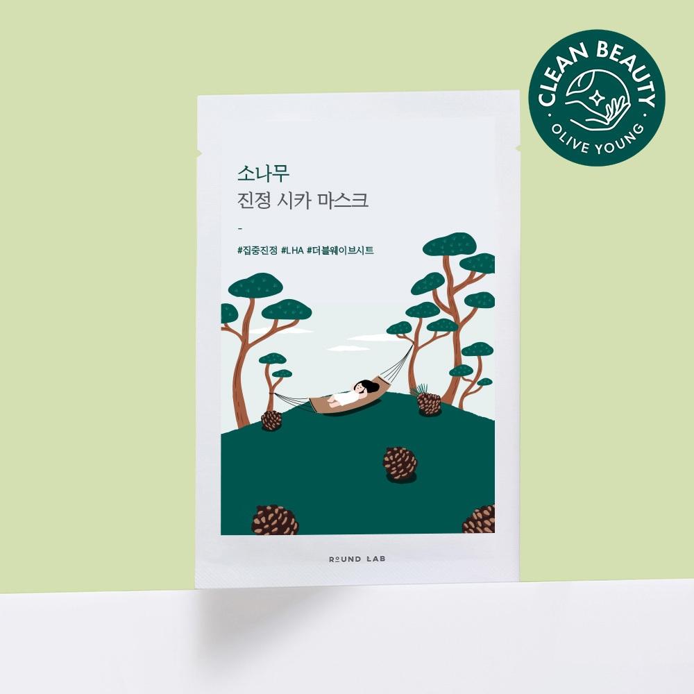 Round Lab [emergency Calming] Round Lab Pine Soothing Cica Mask 1 Sheet