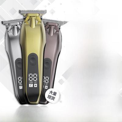 Tagliacapelli Elettrico Ricaricabile Vintage con Display Digitale - Strumento Professionale per Intaglio e Styling.