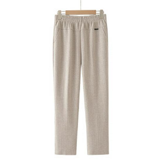 

Mom s Trendy Slim-Fit Straight-Leg Pants - 2026 Spring Casual Style for Middle-Aged & Elderly Women 6XL