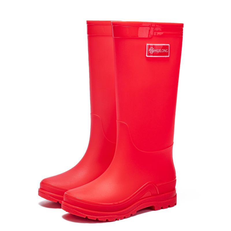 Botas de Lluvia de Caña Alta Impermeables Antideslizantes Elegantes para Mujer para Todas las Estaciones