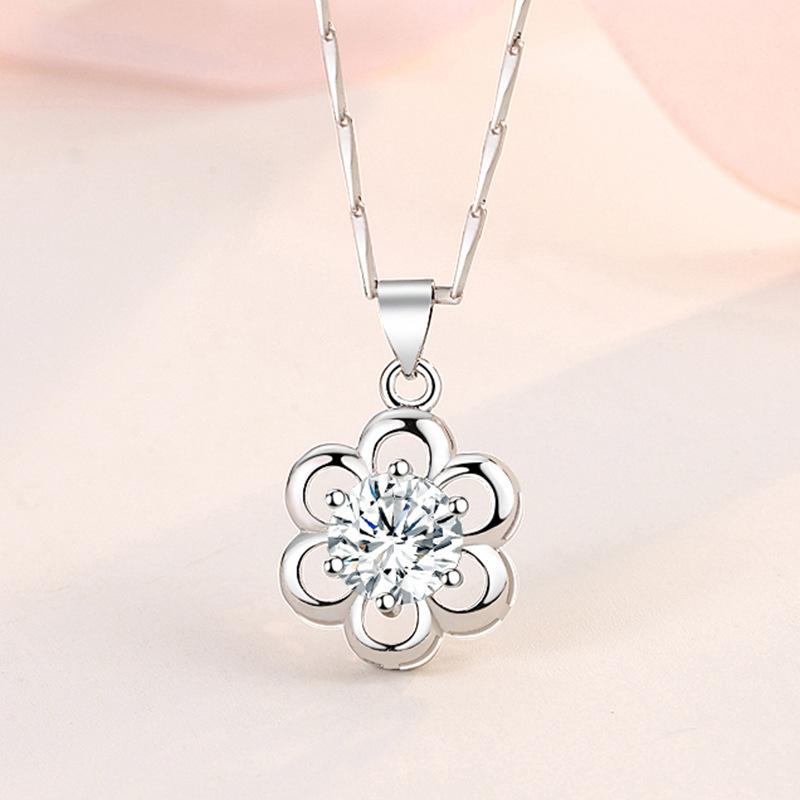 Lindon Damen-Halskette mit Zirkon-Anhänger aus Kupferlegierung, für Damen, Party-Geschenke, modisches Geschenk