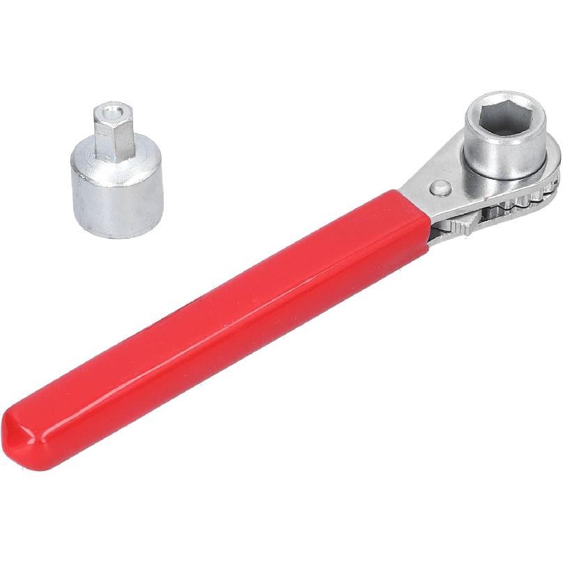Battery Terminal Wrench,Battery Wrench Terminal 10Mm And 516 Ratchet Car Side SideTerminal Reversible Socket 516In 0.4In With 12In For Top Post Rv