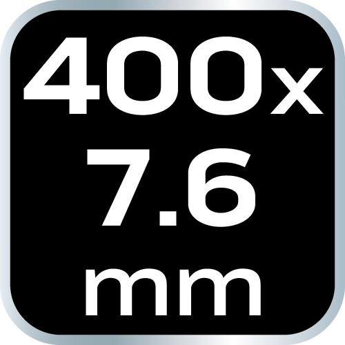 EXTREME cable ties 7.6 × 400 mm, black, 50 pcs.