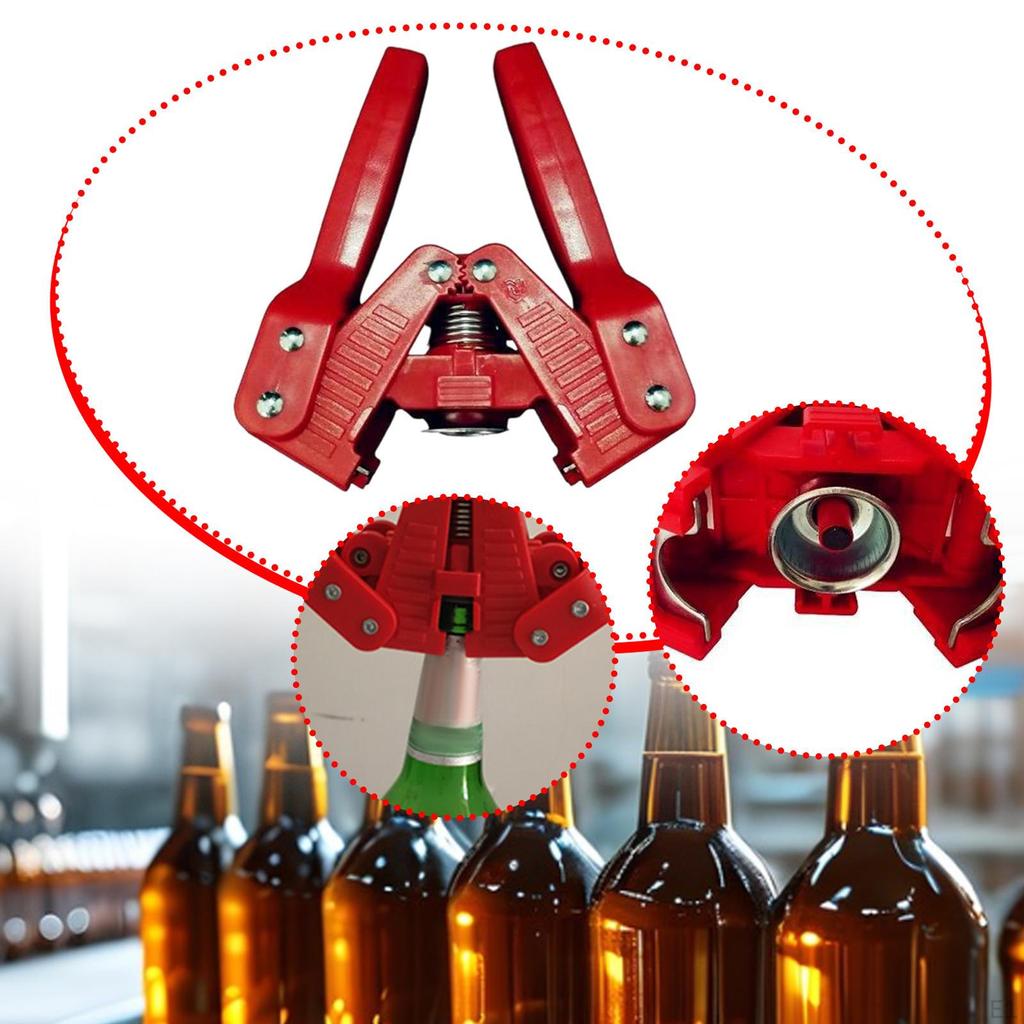 2 szt. Narzędzia do kapslowania butelek Sealer do domu Ręczna maszyna do korkowania Ręczna kapslownica do piwa