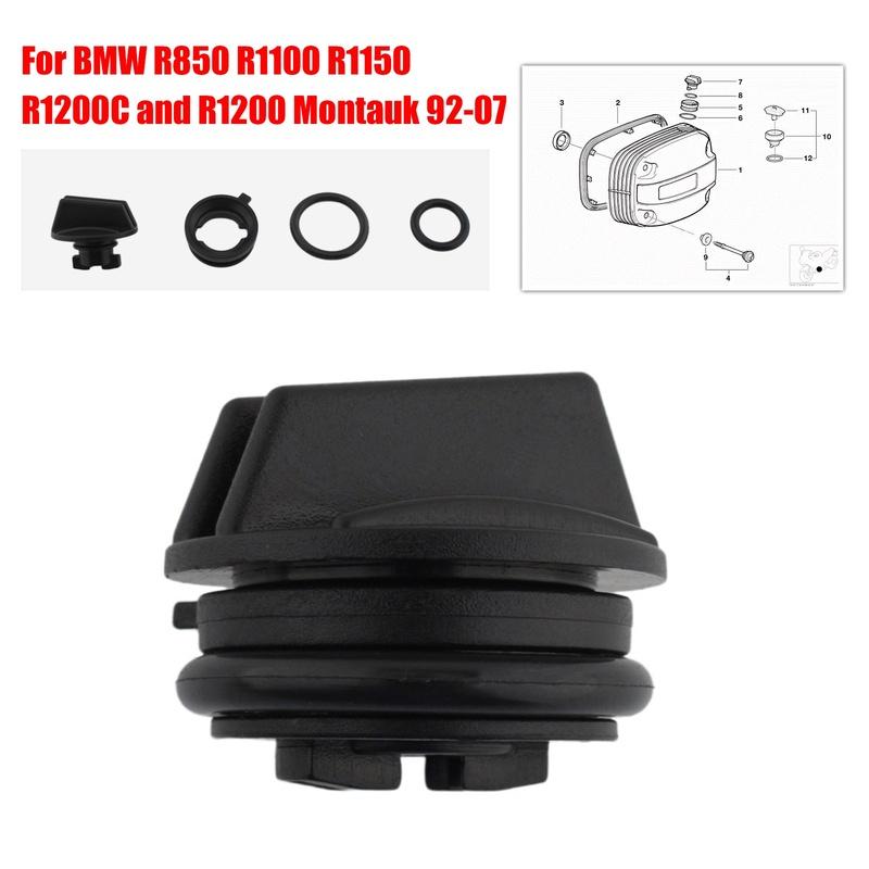 Oil Tank Cap and O-Ring for BMW R1150RT R1150GS R850R R1100GS R1150 A61 Black