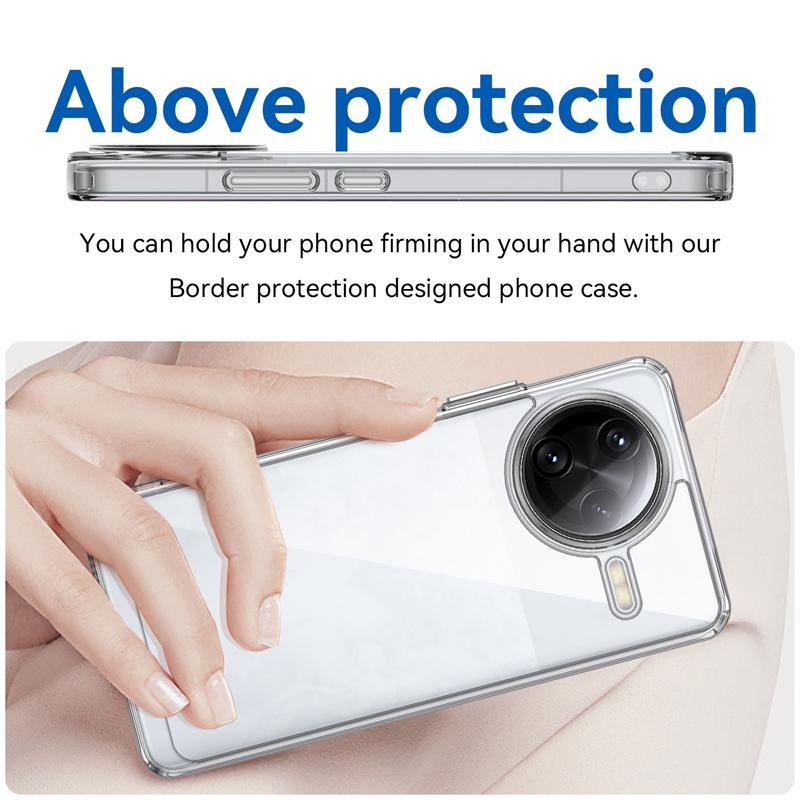 Pro Xiaomi Poco F7 Ultra Pouzdro Xiaomi Poco F7 Ultra Kryt Nárazník Průhledný PC + TPU Nárazuvzdorný Kryt na Zadní Stranu Telefonu Xiaomi Poco F7 Ultra