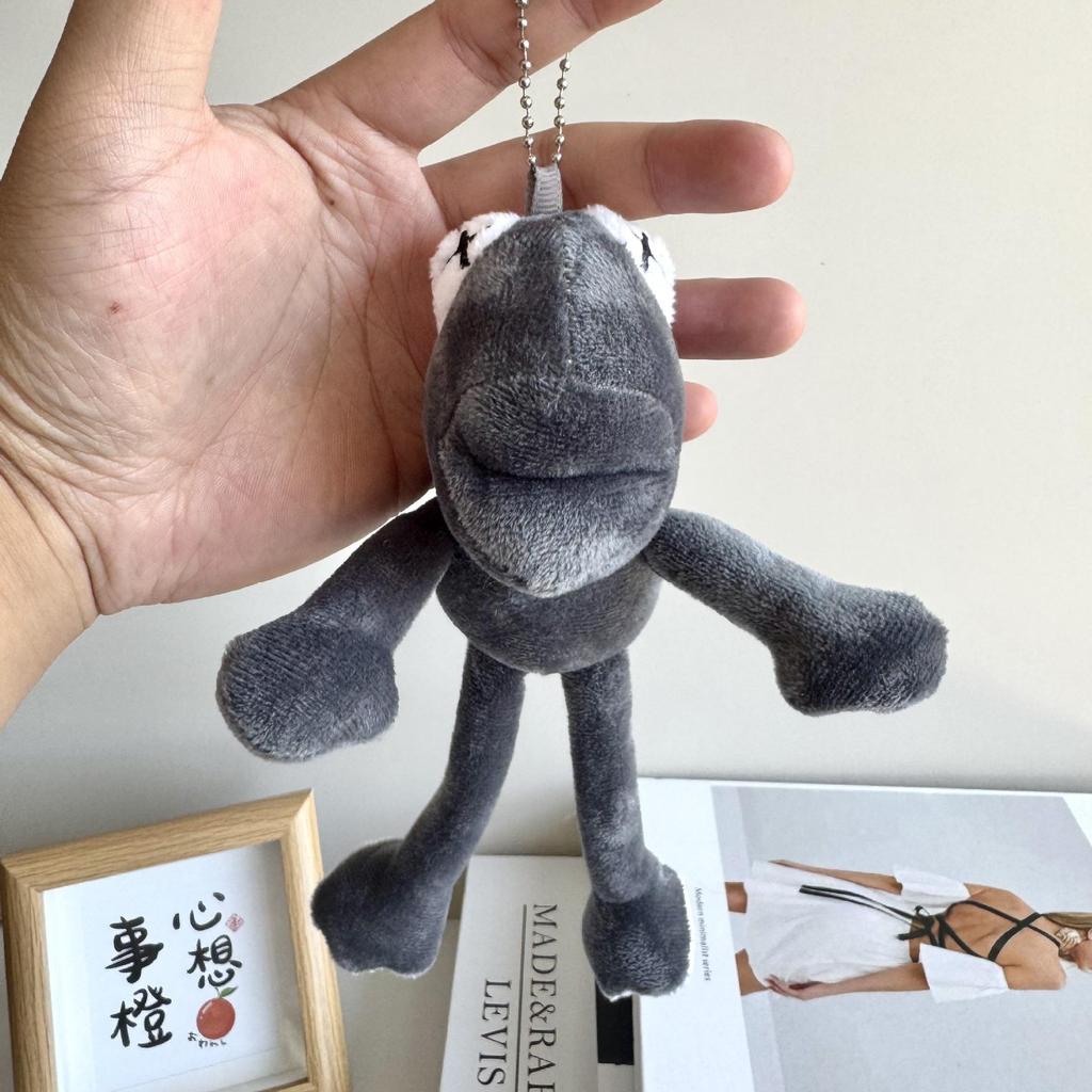 Long-Legged Frog Keychain Plush Doll – Cute Gift for Girls