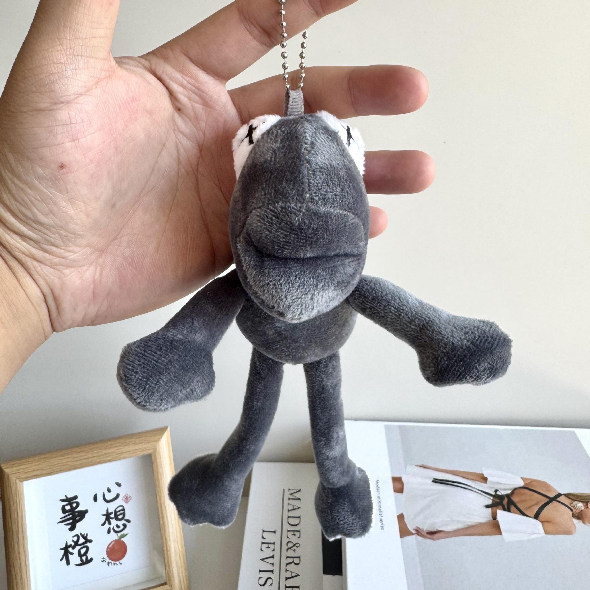 Long-Legged Frog Keychain Plush Doll – Cute Gift for Girls