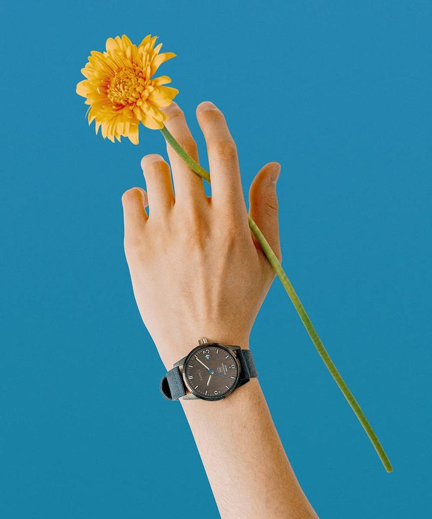 Watch HUMANIUM TIME FOR PIECE Recycled Canvas Strap Genuine Imported Product Sweden Nordic Design TRIWA/Triwa Men's & Women's (Unisex) HU39GB-CL080701