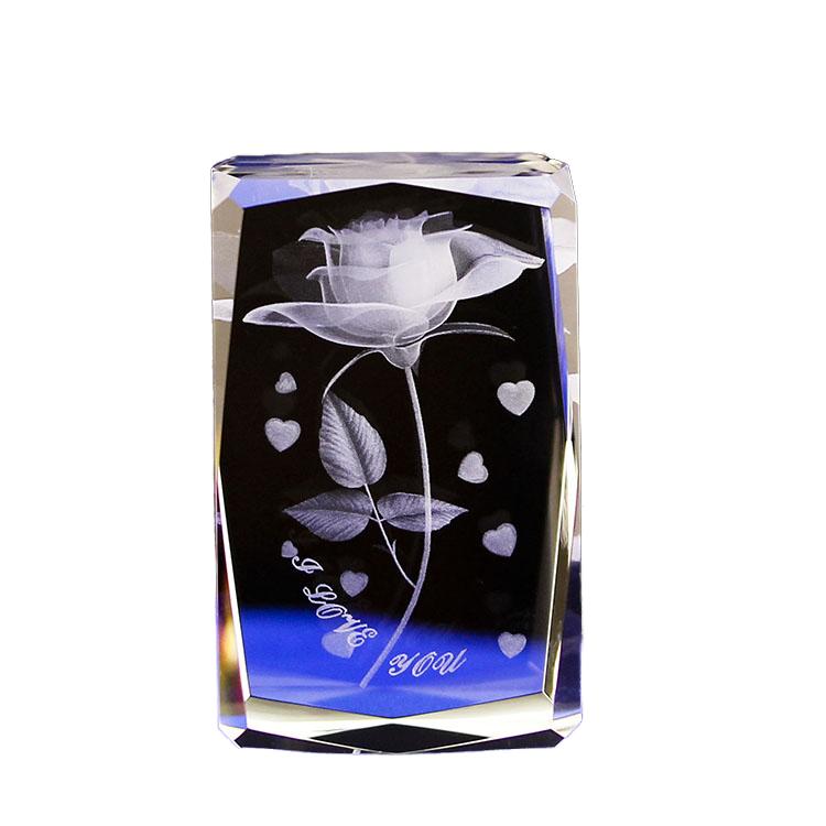 Professional 3D Laser Engraved Customizable Zodiac Constellation Crystal Trophies Ready to Ship for Christmas