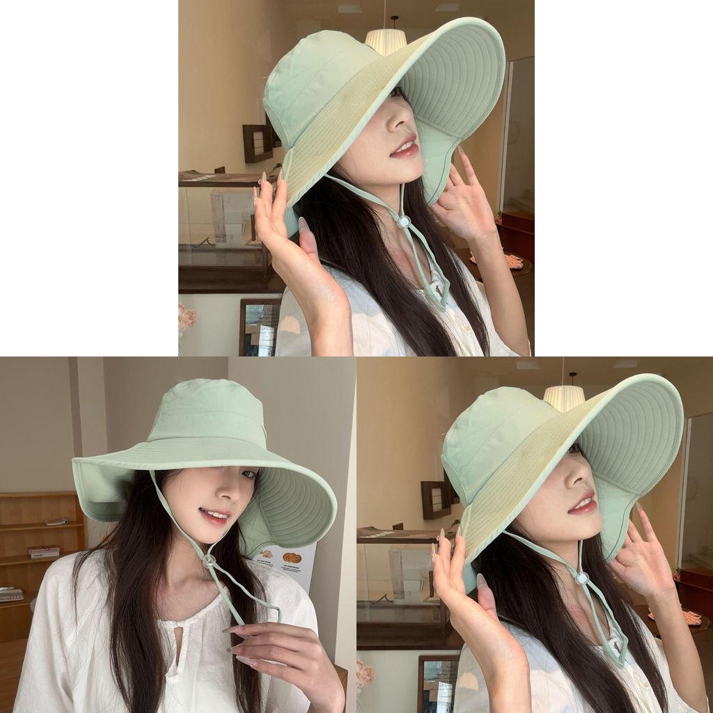 Summer Fisherman Hat With Wide Brim Uv Sun Protection For Men Women