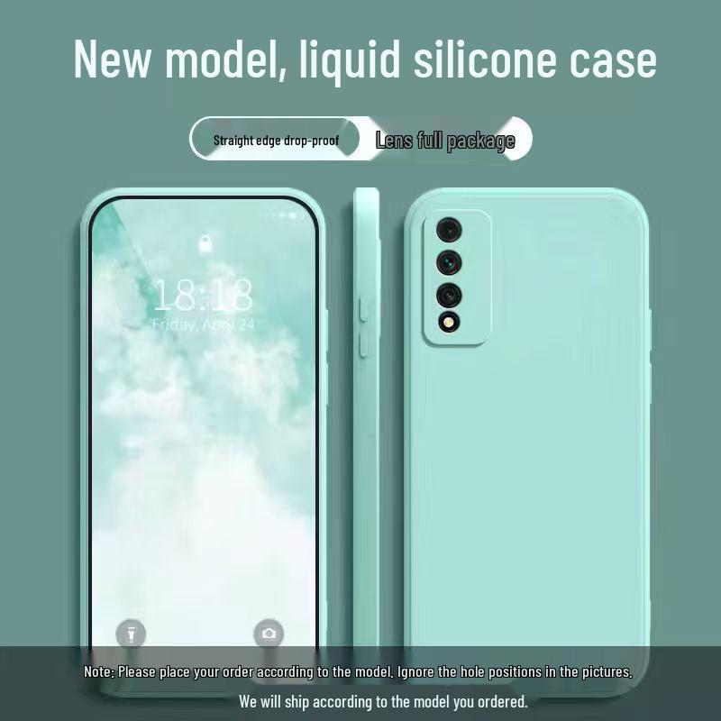 Huawei NZone S7 Pro Liquid Silicone Case - Full Coverage, Drop-Proof, Solid Color Protective Case