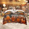 Homewish Harvest Pumpkin Duvet Cover Set Happy Fall'Y All Bedding Set Thanksgiving Theme Bed Set Room Decor