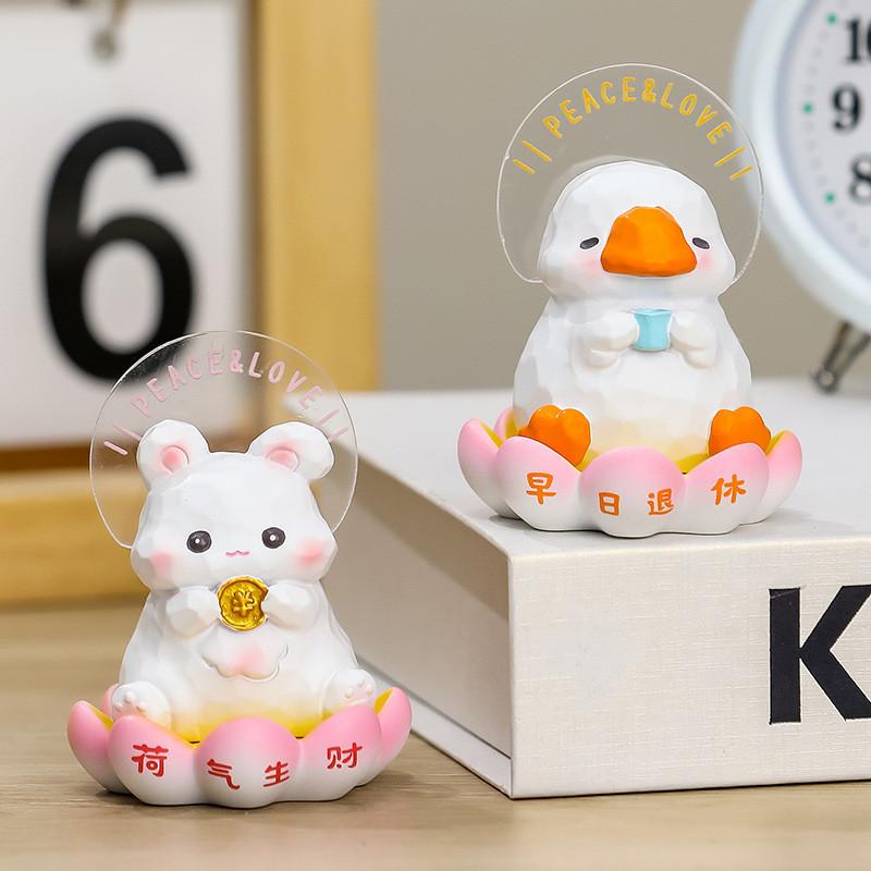 Chinese Zodiac Resin Figurine With Calm Mood For Office Decor And Giftgiving