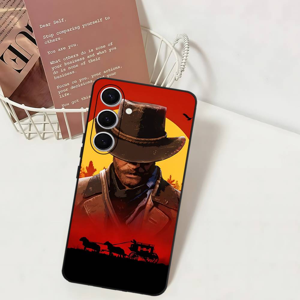 Game Red Dead R-Redemption Phone Case For Samsung S 24 Fe 25 Ultra Plus 20 Lite 21 30 22 23 24 22 Ultra 5G Fundas