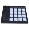 MIDI Controller with 16 Drum Pads 2 Assignable Fader Knobs RGB Portable MIDI Drum Pad for Music