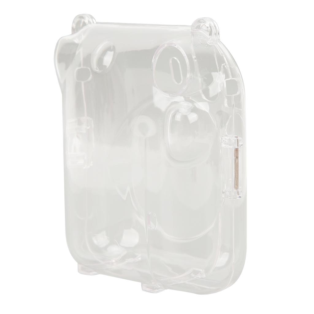 Instant Camera Shell Case PC Transparency With Adjustable Shoulder Straps Protective Instant Camera Case for Mini12