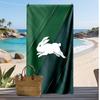 South Sydney Rabbitohs Print Beach Towel Soft Portable Quick?dry Towel For Pool Summer Vacation Outdoor Sport