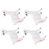 4pcs Goat Figurines Set Farm Animals Simulated Goat Model Toy Birthday Gift Decoration for Children