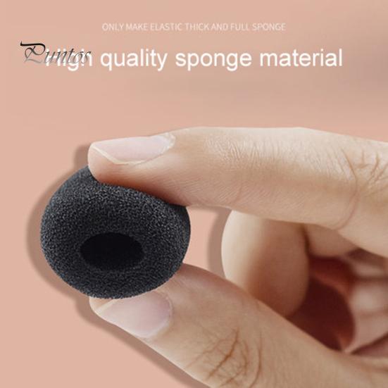 For Recording 10Pcs MIC Windshield Foam Replaceable Wind proof Soft Plosives Reduction Lapel MIC Sponge Cap