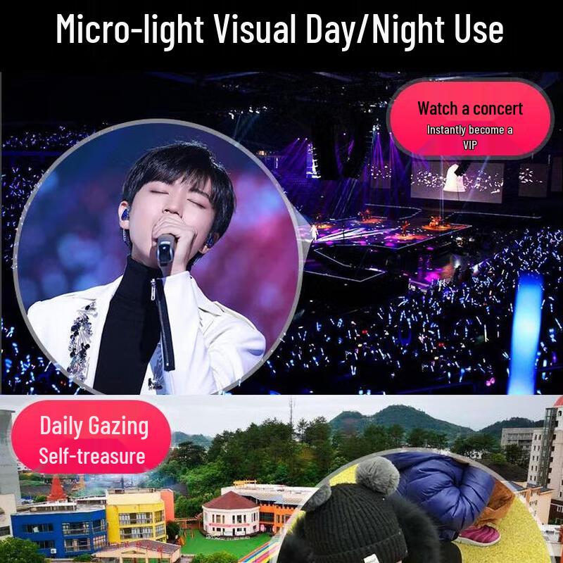 Leaysoo 10x26 High-Powered Binoculars with Phone Adapter