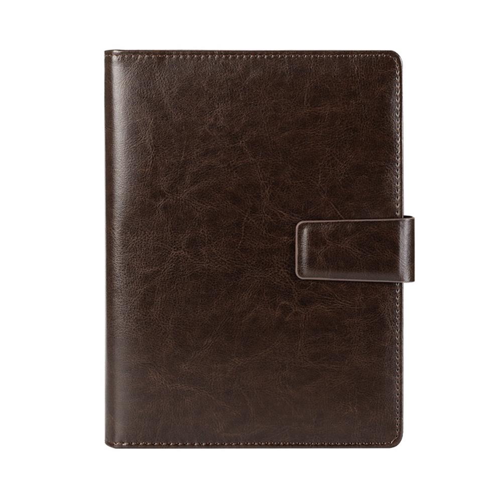 (Free Logo Engraving) A4/A5/B5 Leather Loose-leaf Notebooks, Business Meeting Minutes, Student Subject Notebooks, Diaries, Notepads