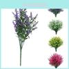 Lifelike Lavender Artificial Flowers For Elegant Garden Porch And Window Decor
